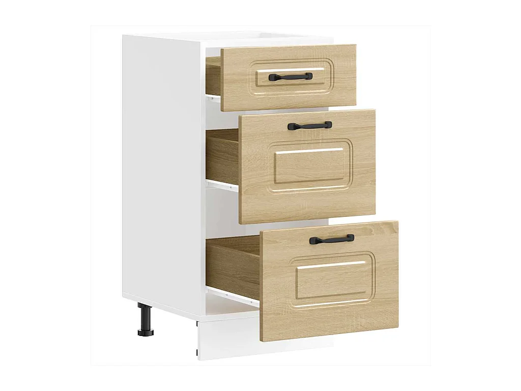 Mobile da cucina in legno ingegnerizzato bianco lucido