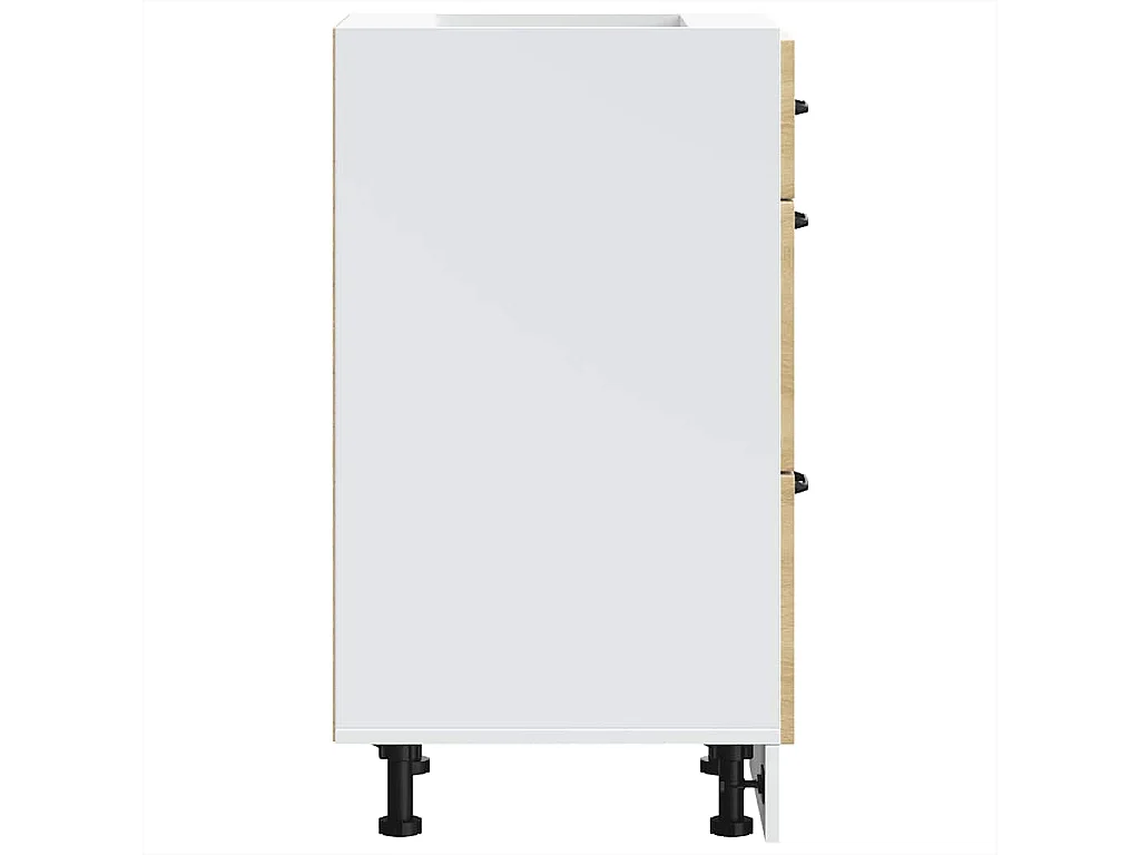 Mobile da cucina in legno ingegnerizzato bianco lucido