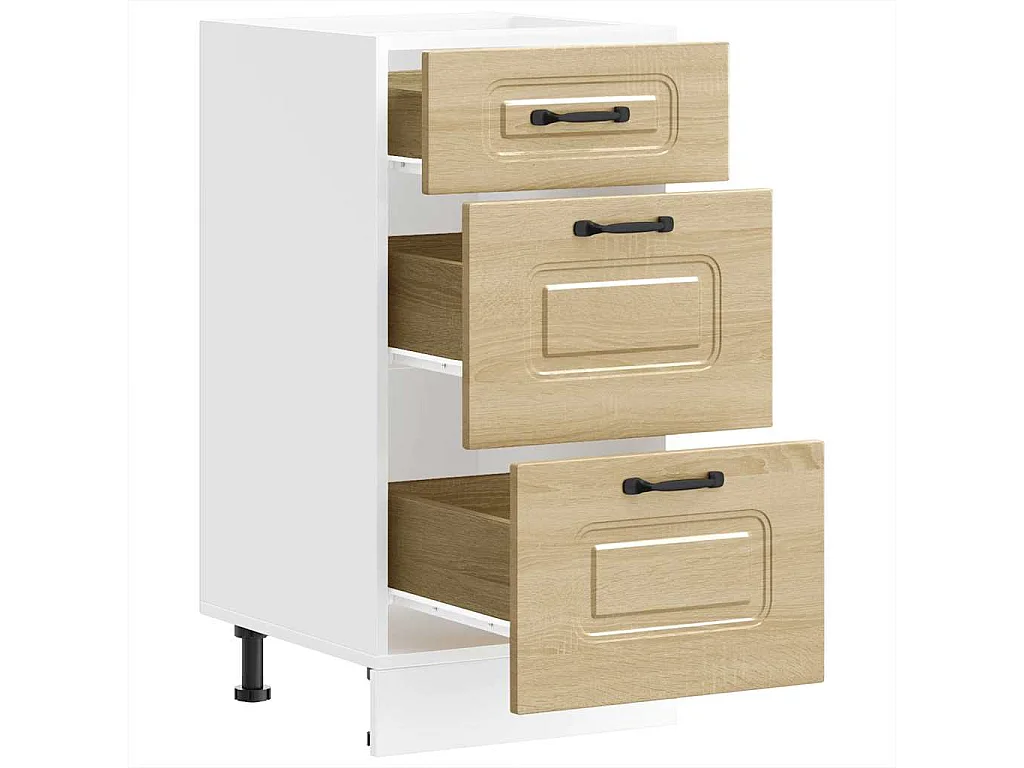 Kalmar keukenkast wit hoogglans bewerkt hout