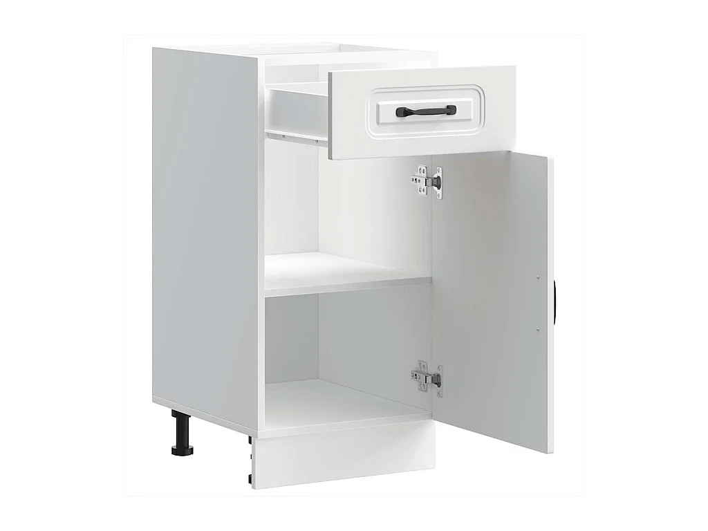 Mobile da cucina in legno ingegnerizzato bianco