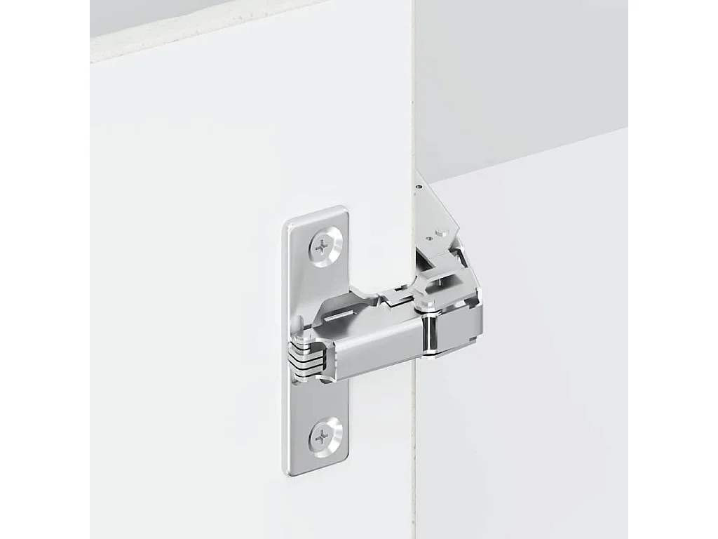 Mobiletto angolare da cucina in cemento grigio