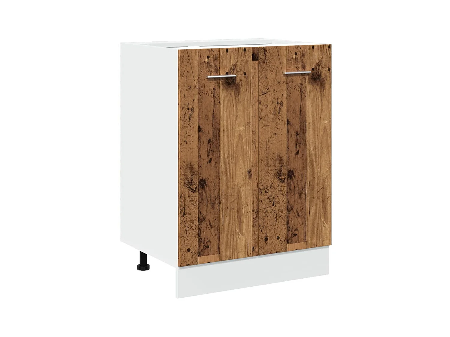 Armoire de plancher vieux bois 60x46x81,5 cm