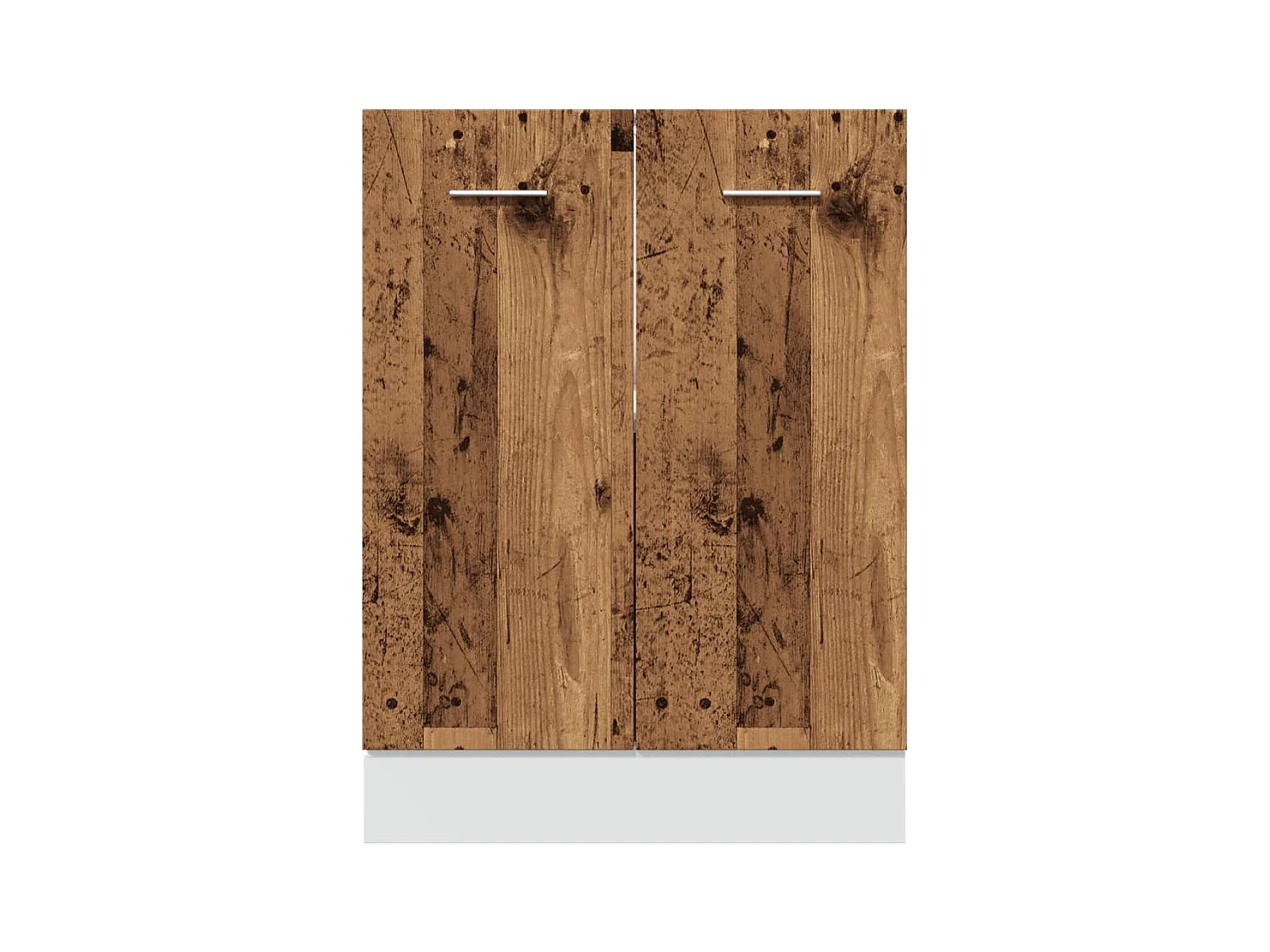 Armoire de plancher vieux bois 60x46x81,5 cm