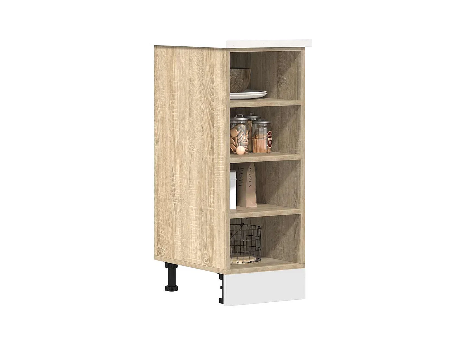 Lage kast "Riga", Sonoma eiken, 30x44,5x81,5 cm