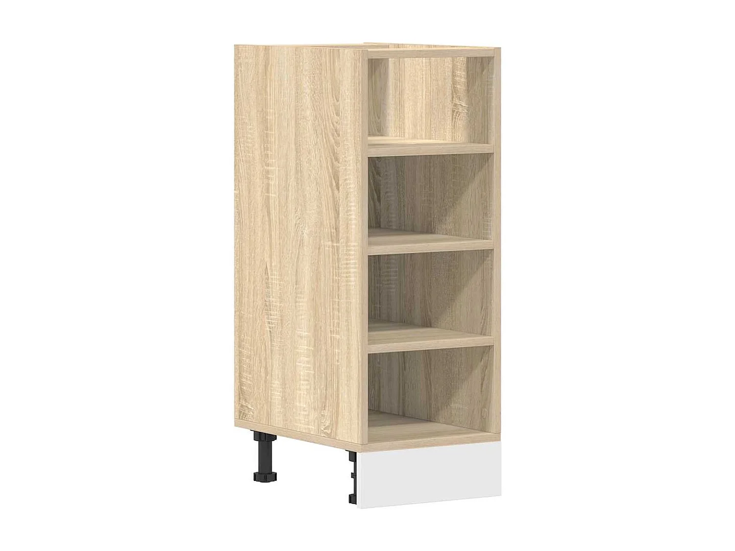 Armoire basse chêne sonoma 30x44,5x81,5 cm