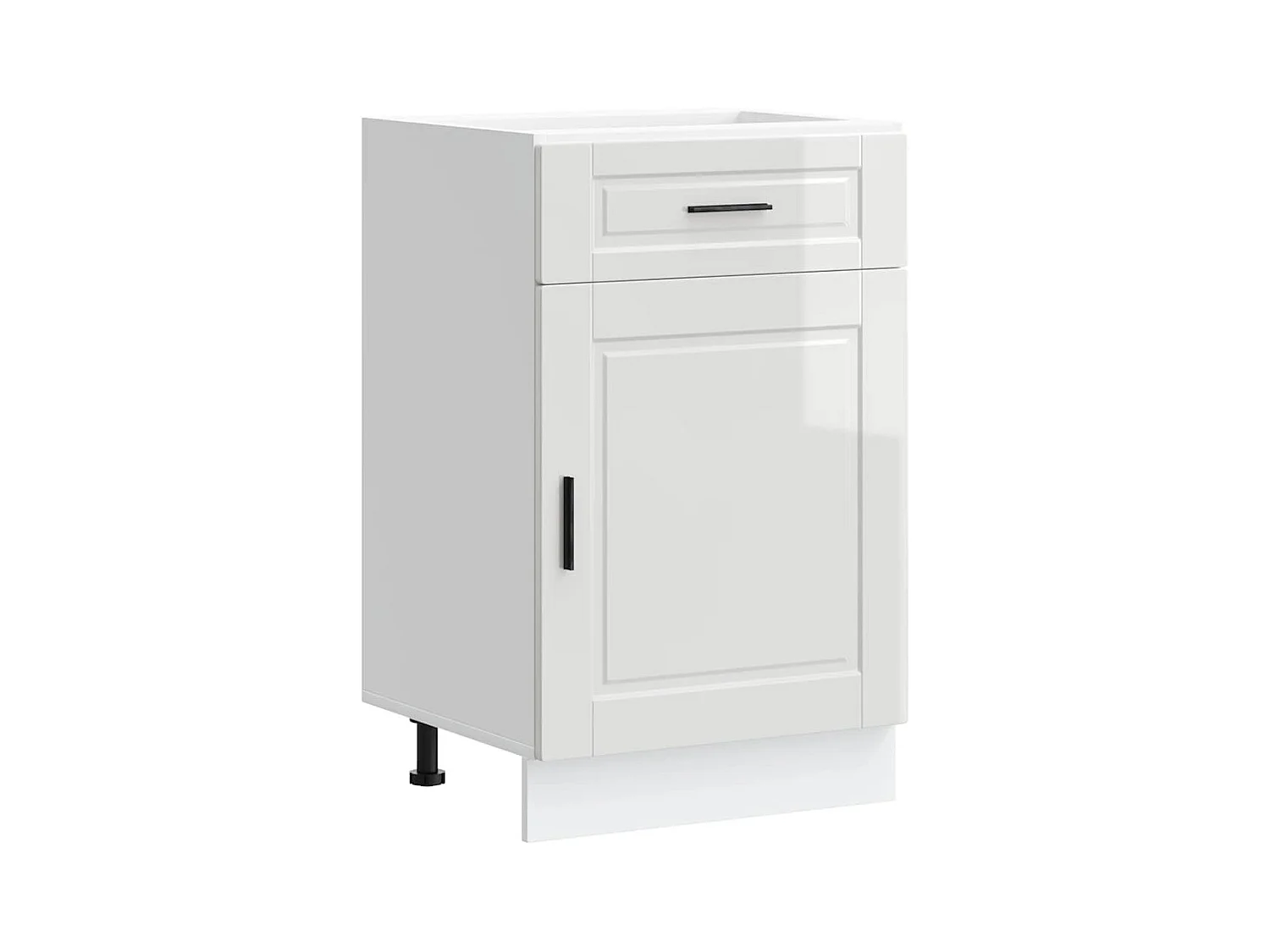 Mobile da cucina in legno ingegnerizzato bianco lucido Porto