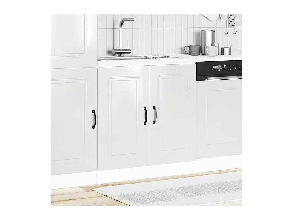 Base lavello, bianco lucido, 80x46x81,5 cm