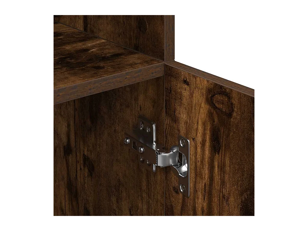 Mobile da cucina in rovere affumicato 57x41,5x131,5 cm in legno ingegnerizzato