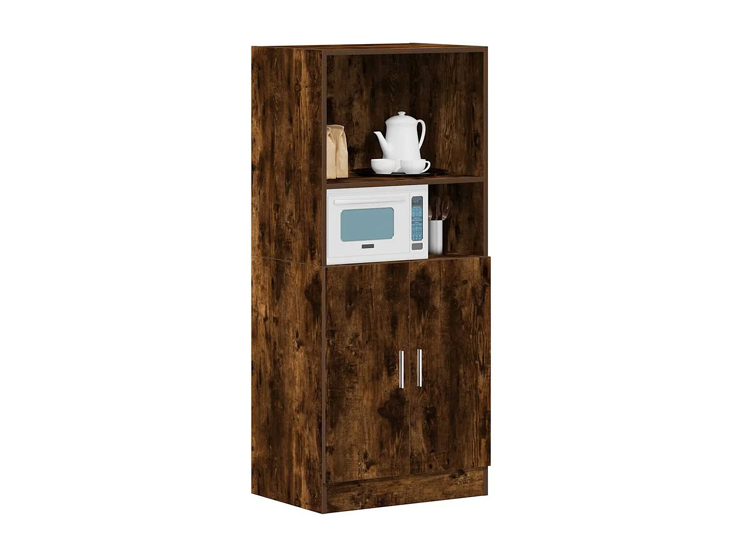 Armoire de cuisine chêne fumé 57x41,5x131,5 cm bois ingénierie