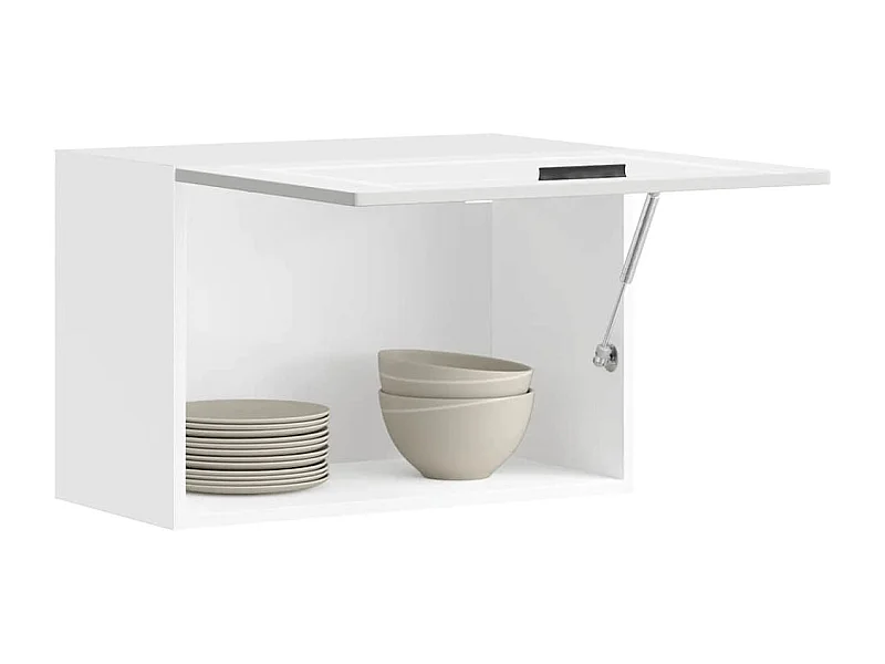 Armoire murale de cuisine blanc bois d'ingénierie