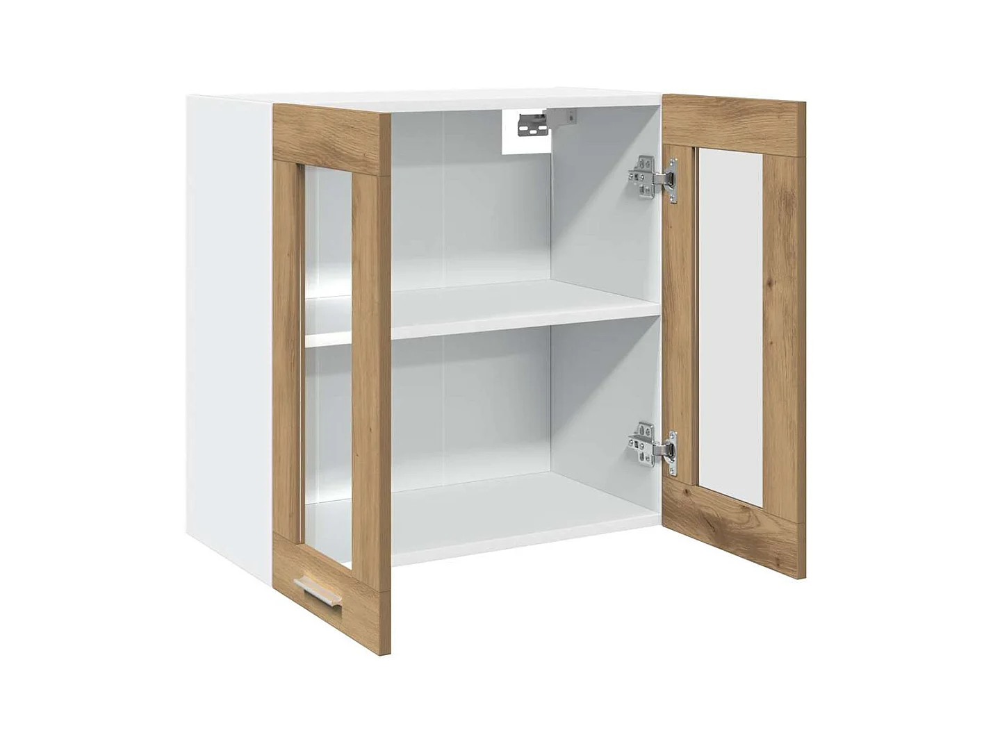 Pensile da cucina con anta in vetro