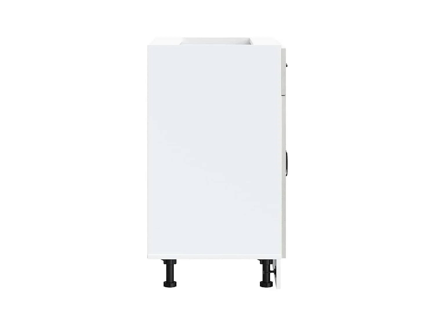 Mobile da cucina in legno ingegnerizzato grigio cemento