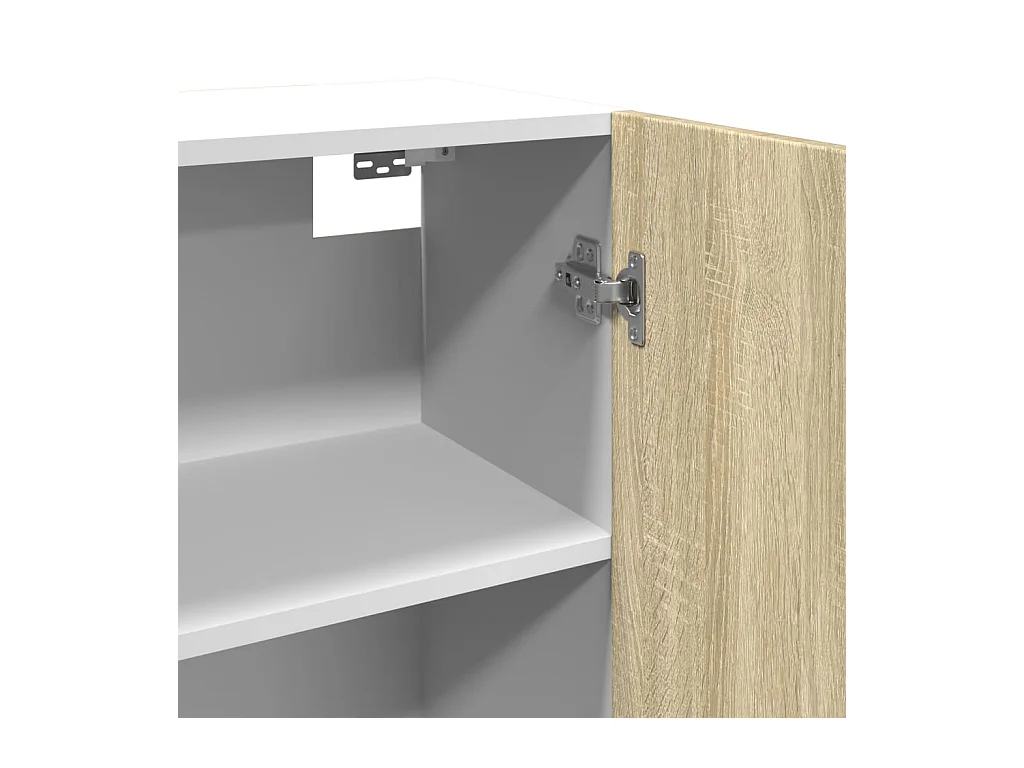 Armoire suspendue Chêne sonoma 80x31x60 cm Aggloméré