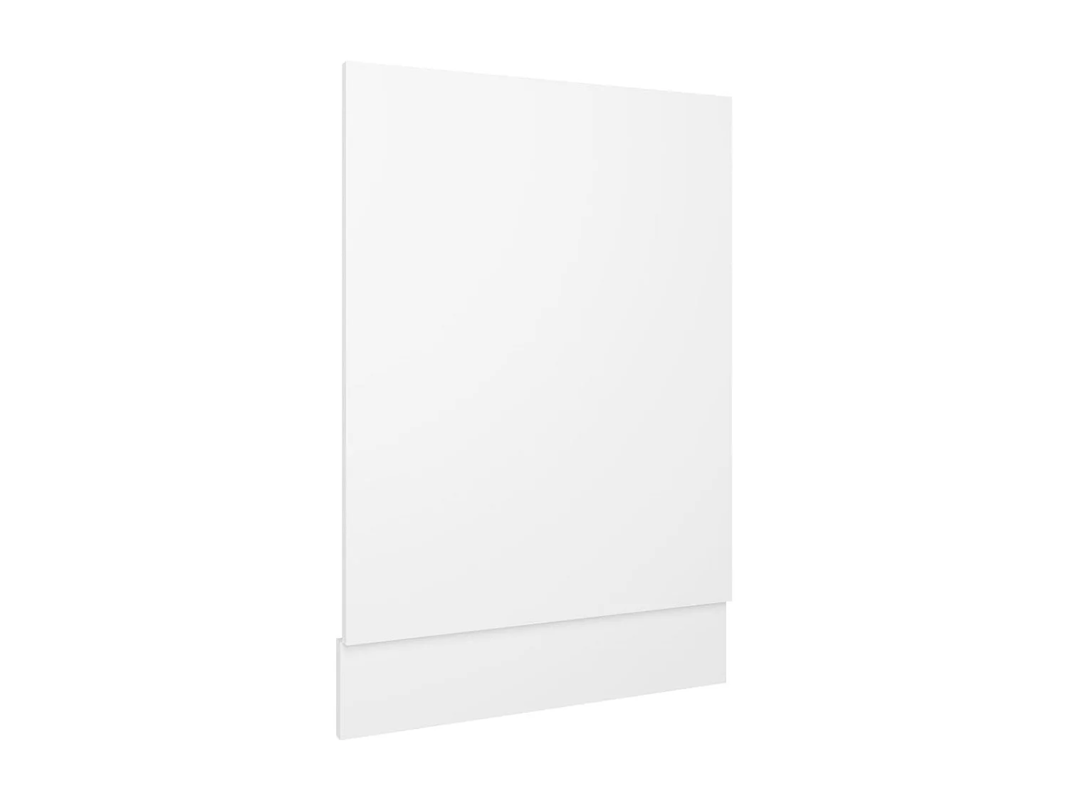 Geschirrspüler-Paneel Weiß 45x3x67 cm Spanplatte