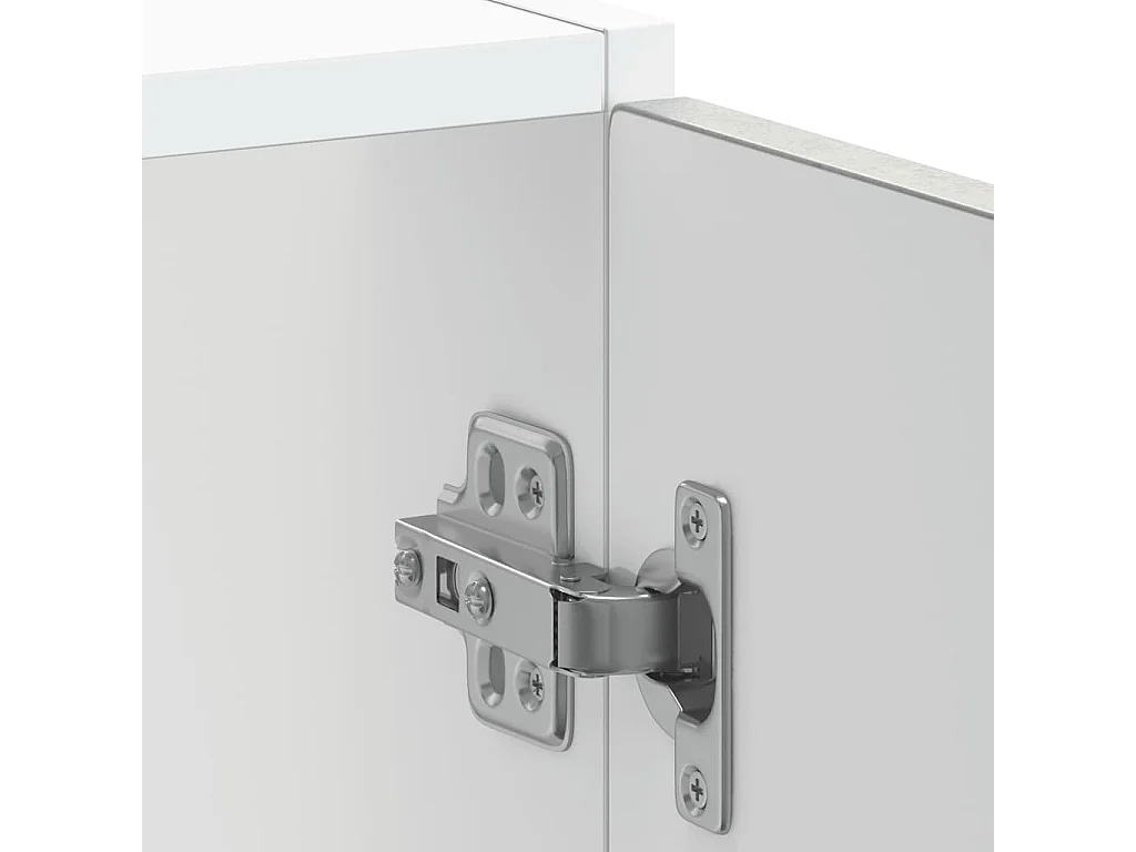 Meuble bas pour évier gris béton bois d'ingénierie