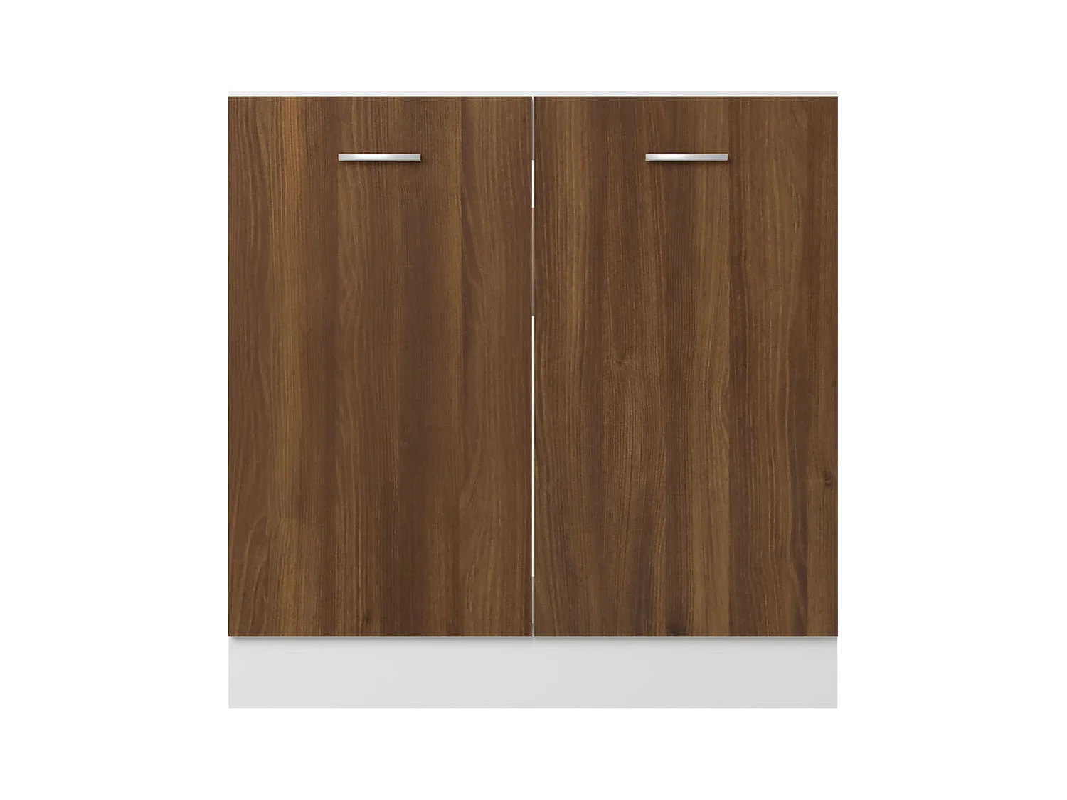 Armoire de plancher d'évier Chêne marron 80x46x81,5 cm