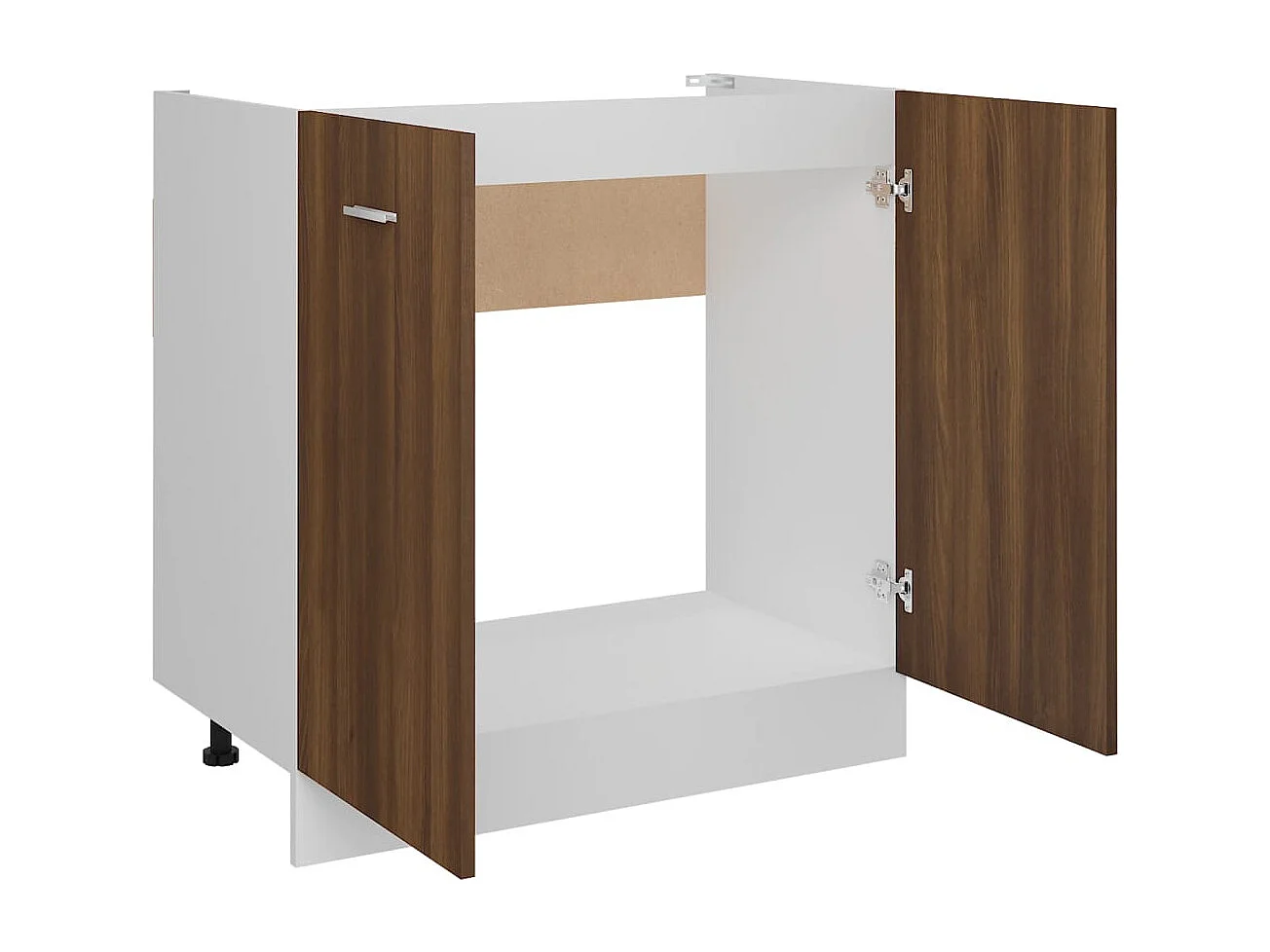 Mueble de suelo para lavabo Roble marrón 80x46x81,5 cm