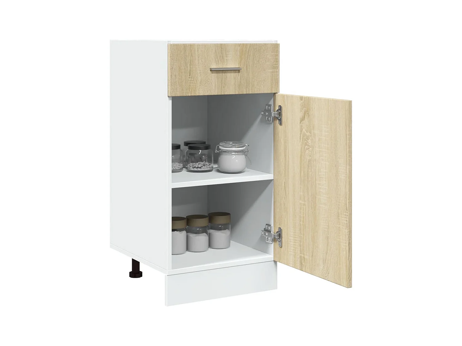 Mobiletto da terra con cassetti in rovere Sonoma "Lyon"