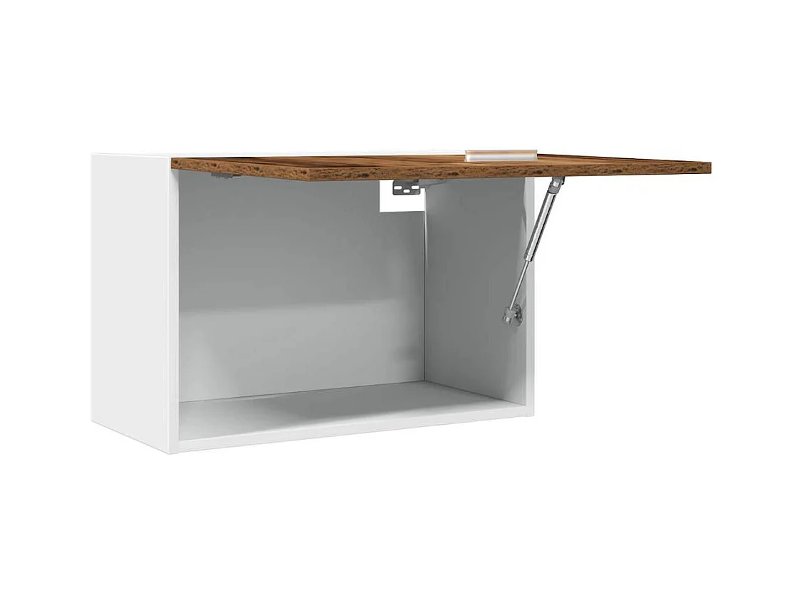 Mobiletto pensile "Lyon", legno vecchio, 60x31x40 cm