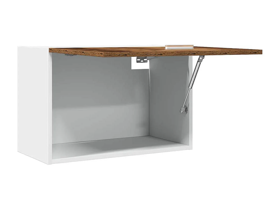 Hangkast "Lyon", oud hout, 60x31x40 cm