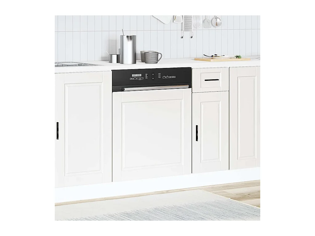 Pannello lavastoviglie bianco 60x1,5x67 cm