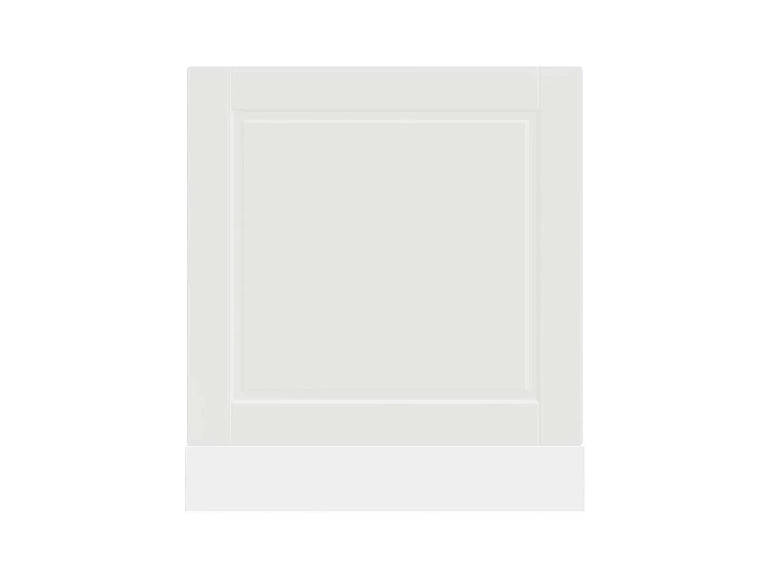 Pannello lavastoviglie bianco 60x1,5x67 cm