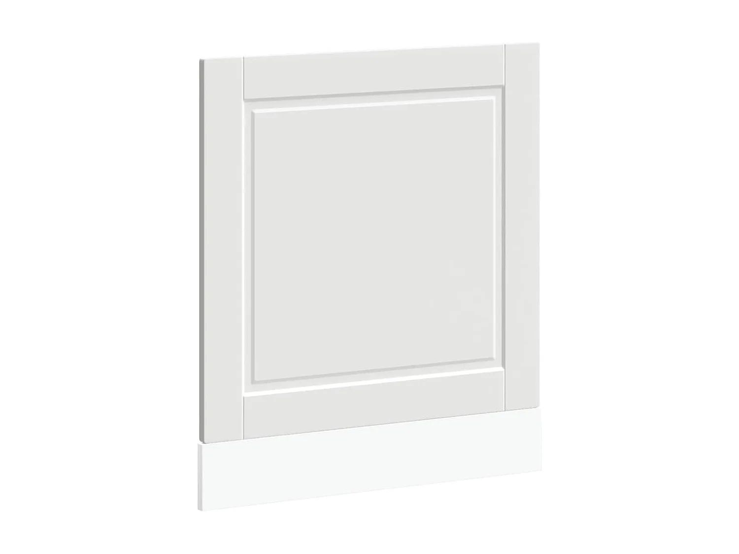 Panneau de lave-vaisselle blanc 60x1,5x67 cm