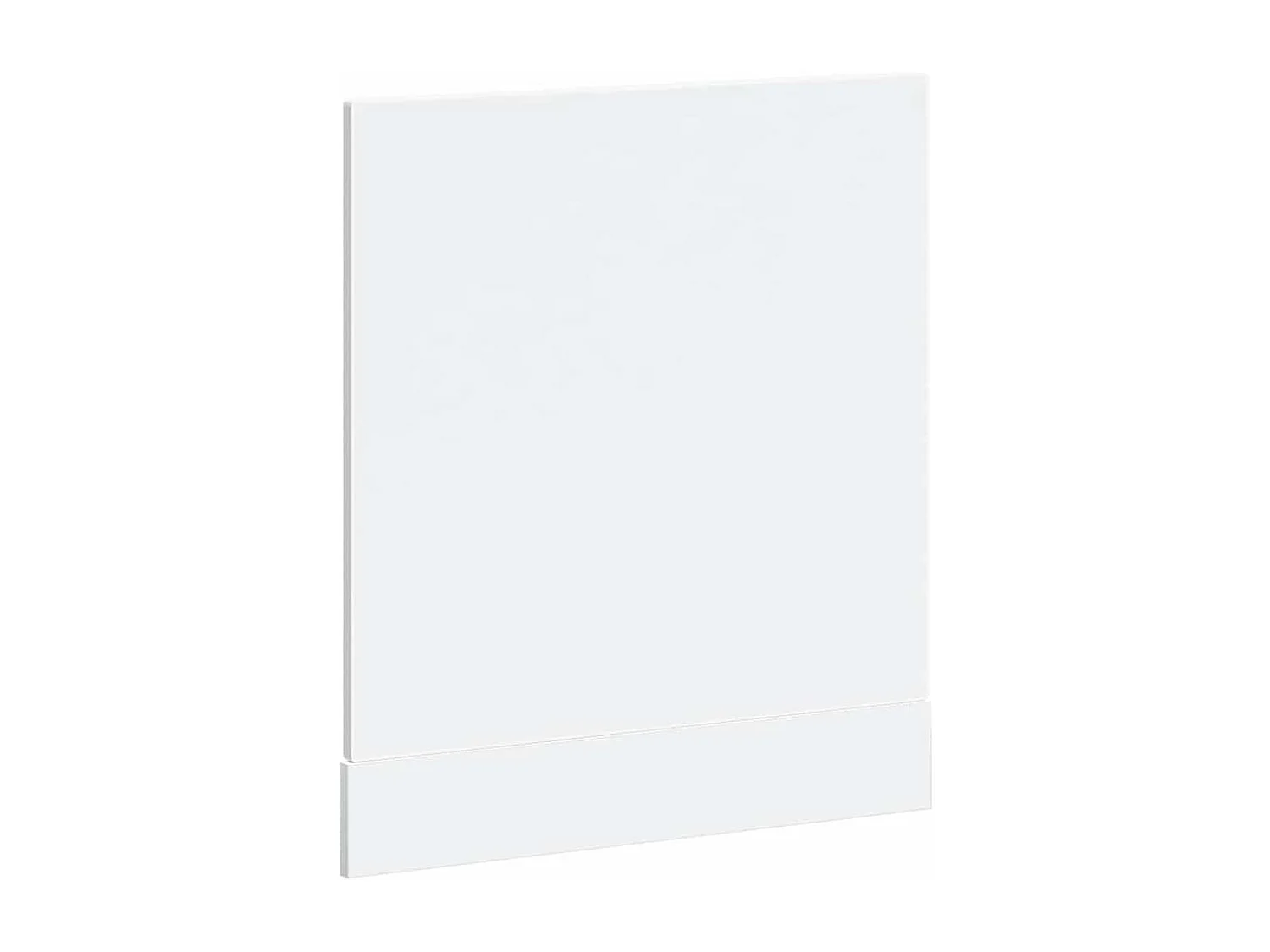 Panneau de lave-vaisselle blanc 60x1,5x67 cm
