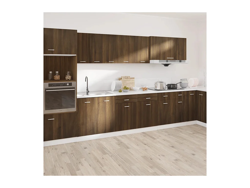 Armoire de plancher à tiroir Chêne marron 50x46x81,5 cm