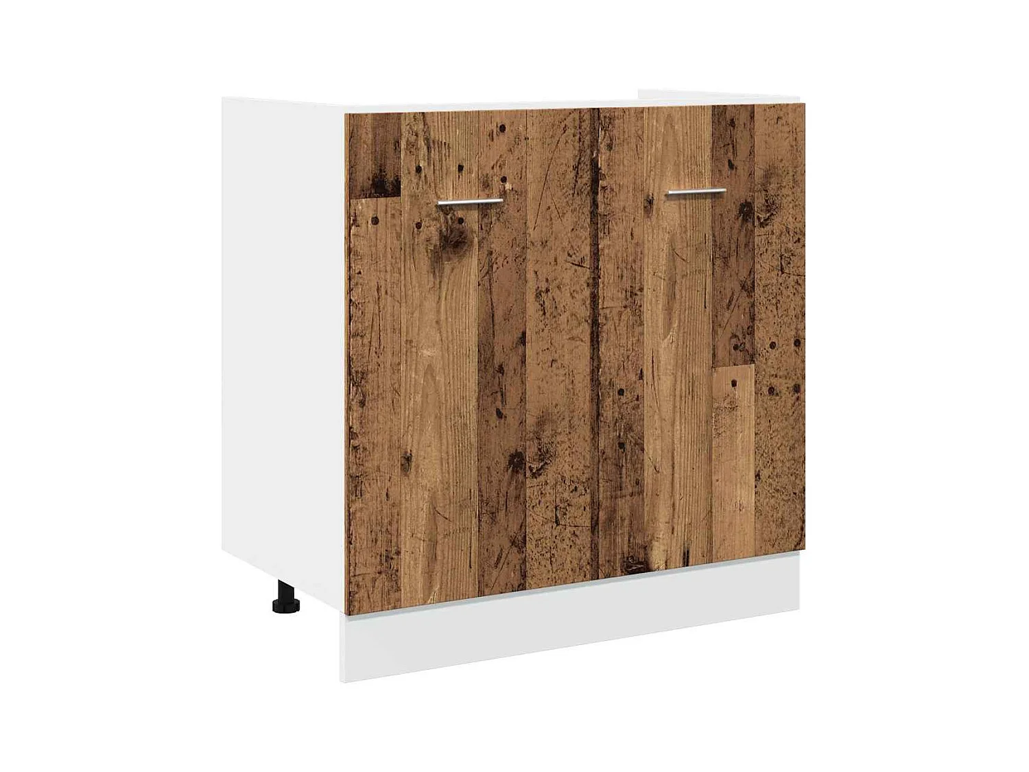 Mobiletto lavabo "Lyon", legno vecchio, 80x46x81,5 cm