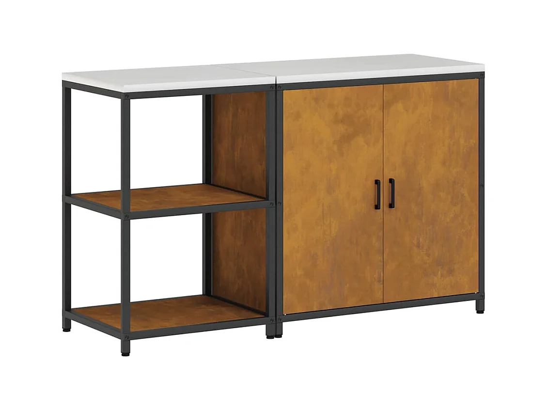 Set di contenitori da cucina 2 pezzi Rusty 150 x 50 x 92 cm