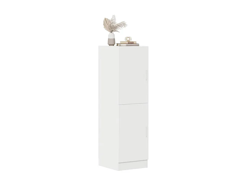 Witte keukenkast 38x41,5x131,5 cm bewerkt hout