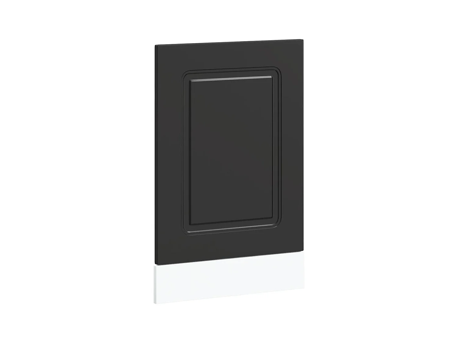 Pannello lavastoviglie nero 45x1,5x67 cm