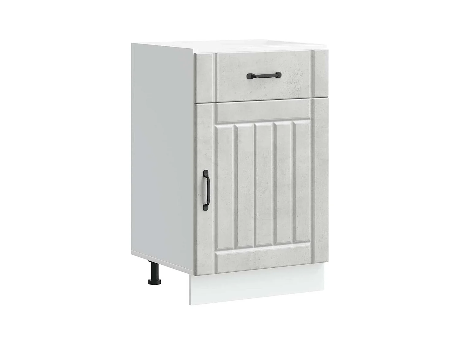 Mobile da cucina in legno ingegnerizzato grigio cemento Lucca