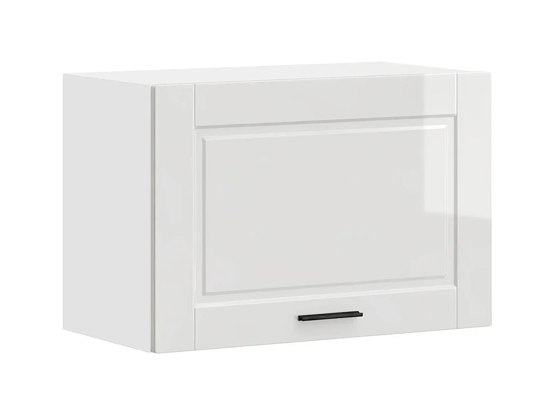 Mobile da cucina in legno ingegnerizzato bianco lucido