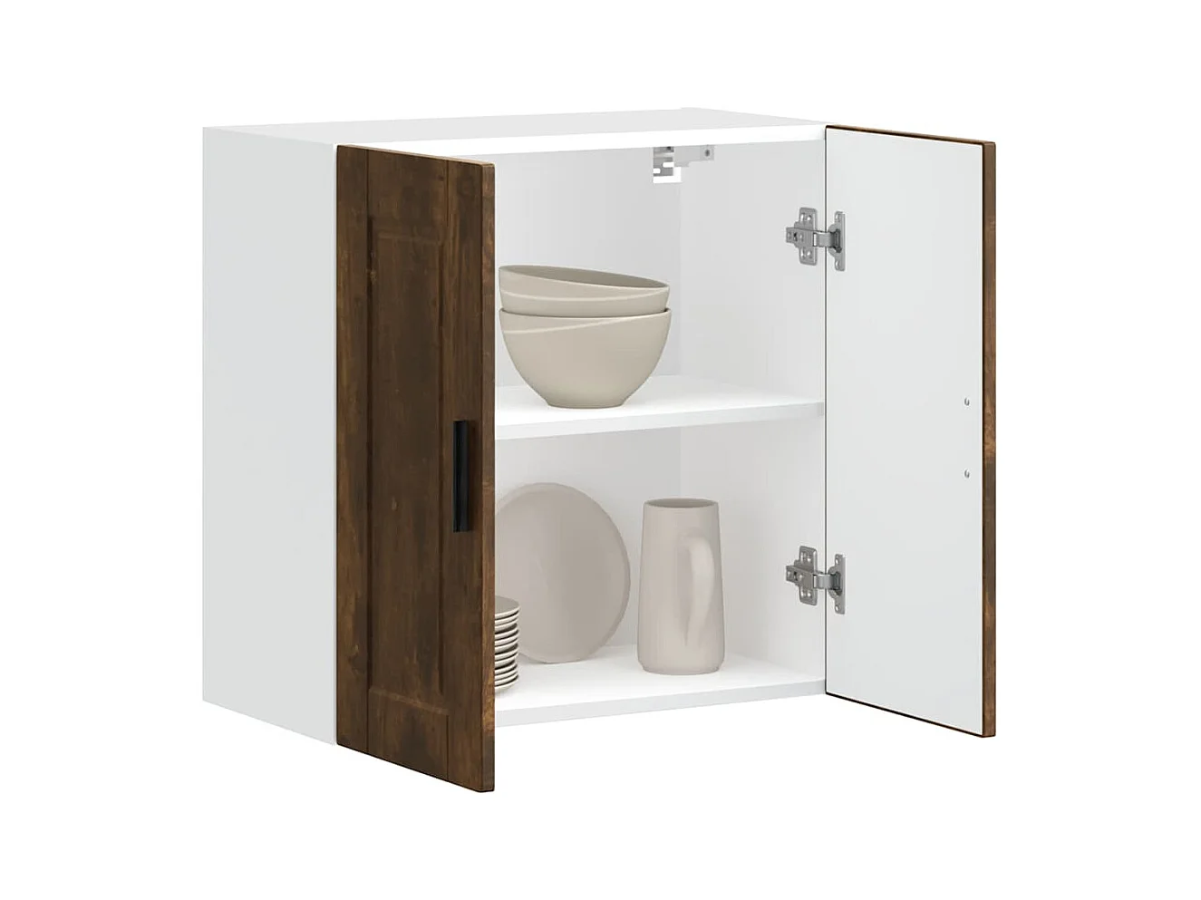 Armoire murale de cuisine chêne fumé bois d'ingénierie