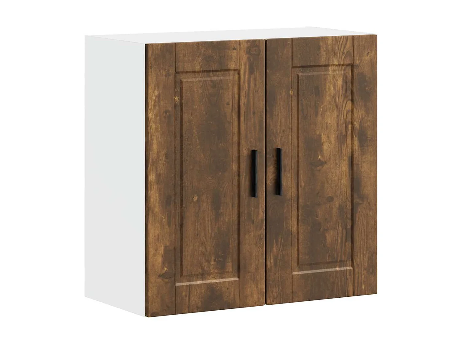 Mueble de pared de cocina de madera de ingeniería de roble ahumado Porto