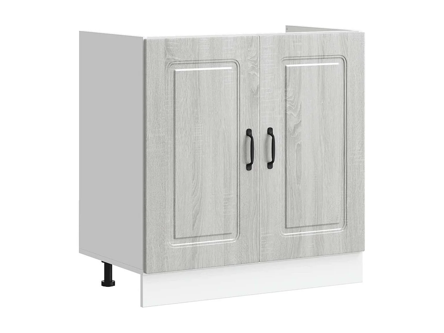 Meuble bas pour évier chêne sonoma bois ingénierie