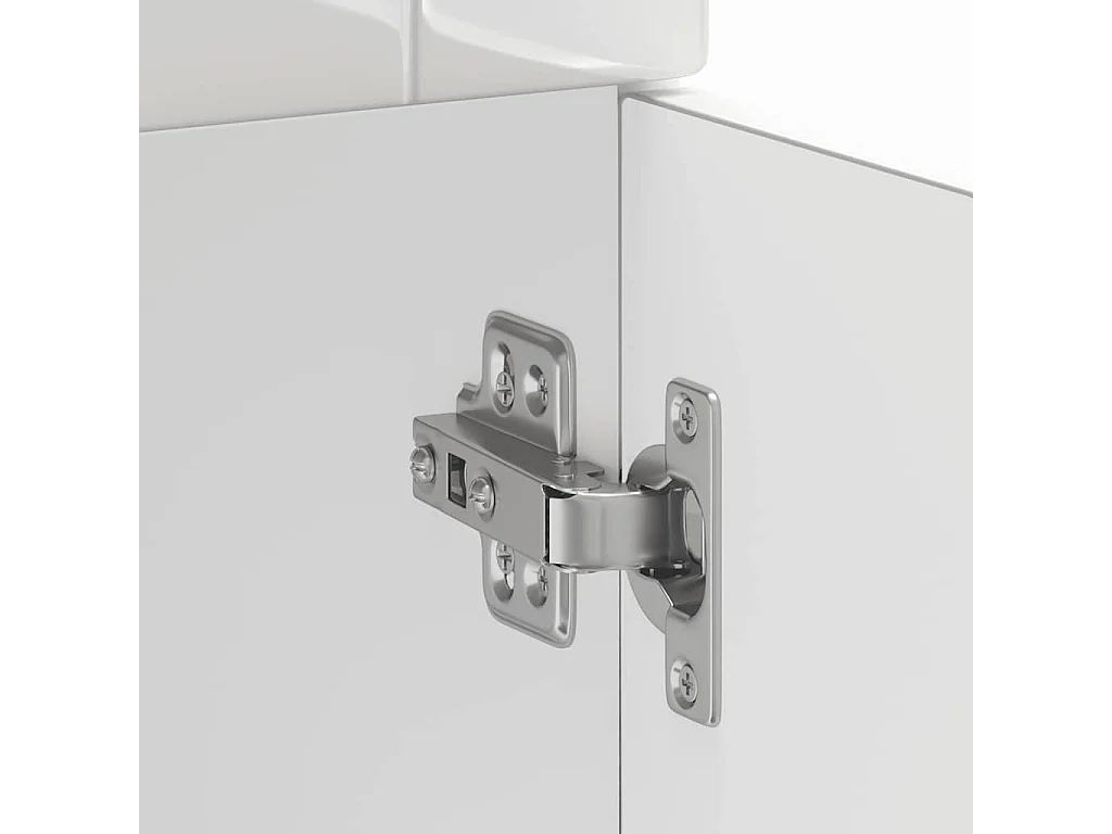 Mobile da cucina in legno ingegnerizzato bianco lucido