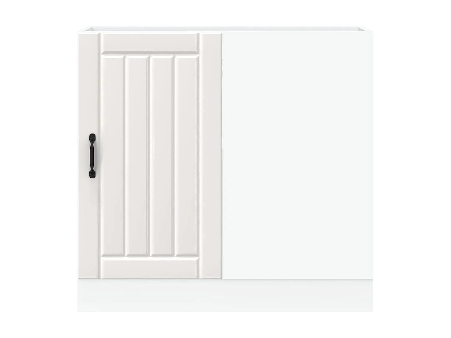 Meuble bas de cuisine blanc bois d'ingénierie