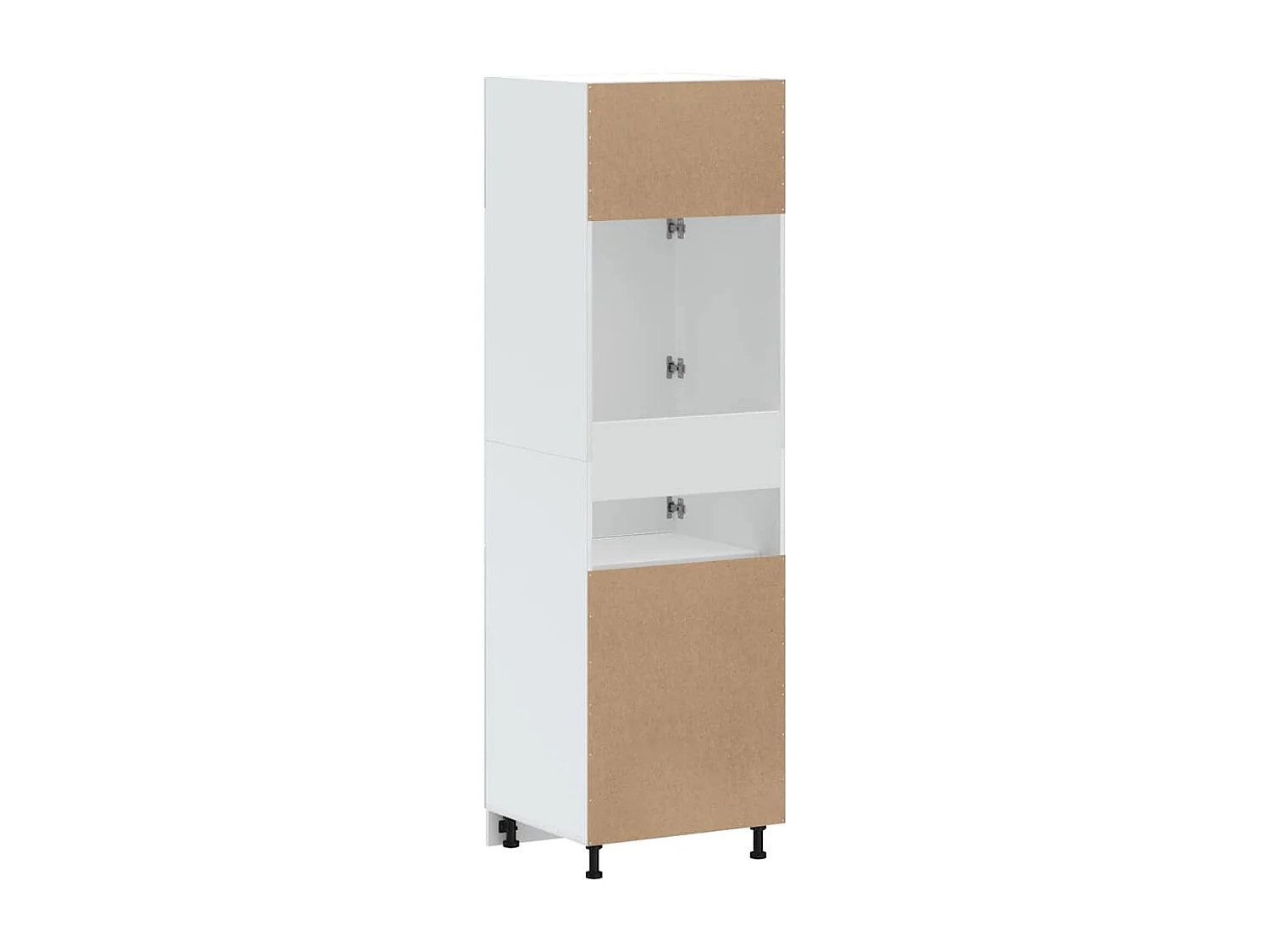 Armoire de cuisine blanc bois d'ingénierie