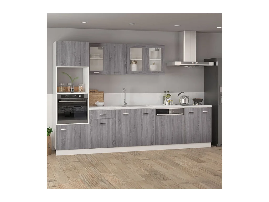 Armoire suspendue Sonoma gris 39,5x31x60 cm