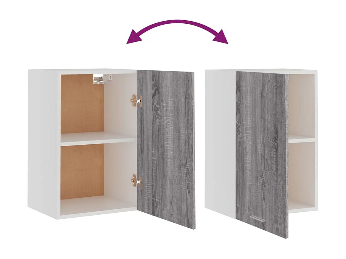 Armoire suspendue Sonoma gris 39,5x31x60 cm