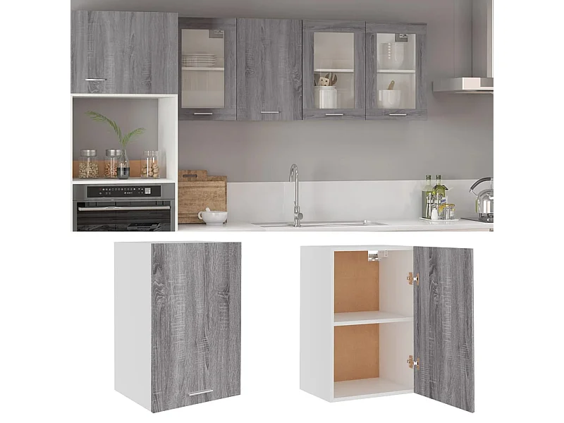 Armoire suspendue Sonoma gris 39,5x31x60 cm