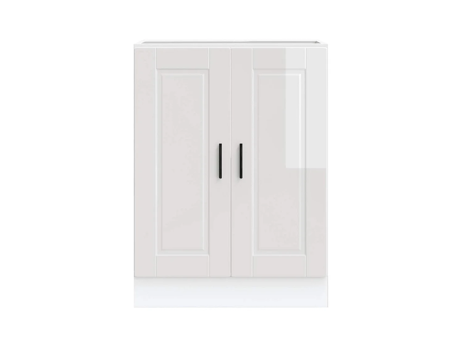 Mobile da cucina in legno ingegnerizzato bianco lucido Porto