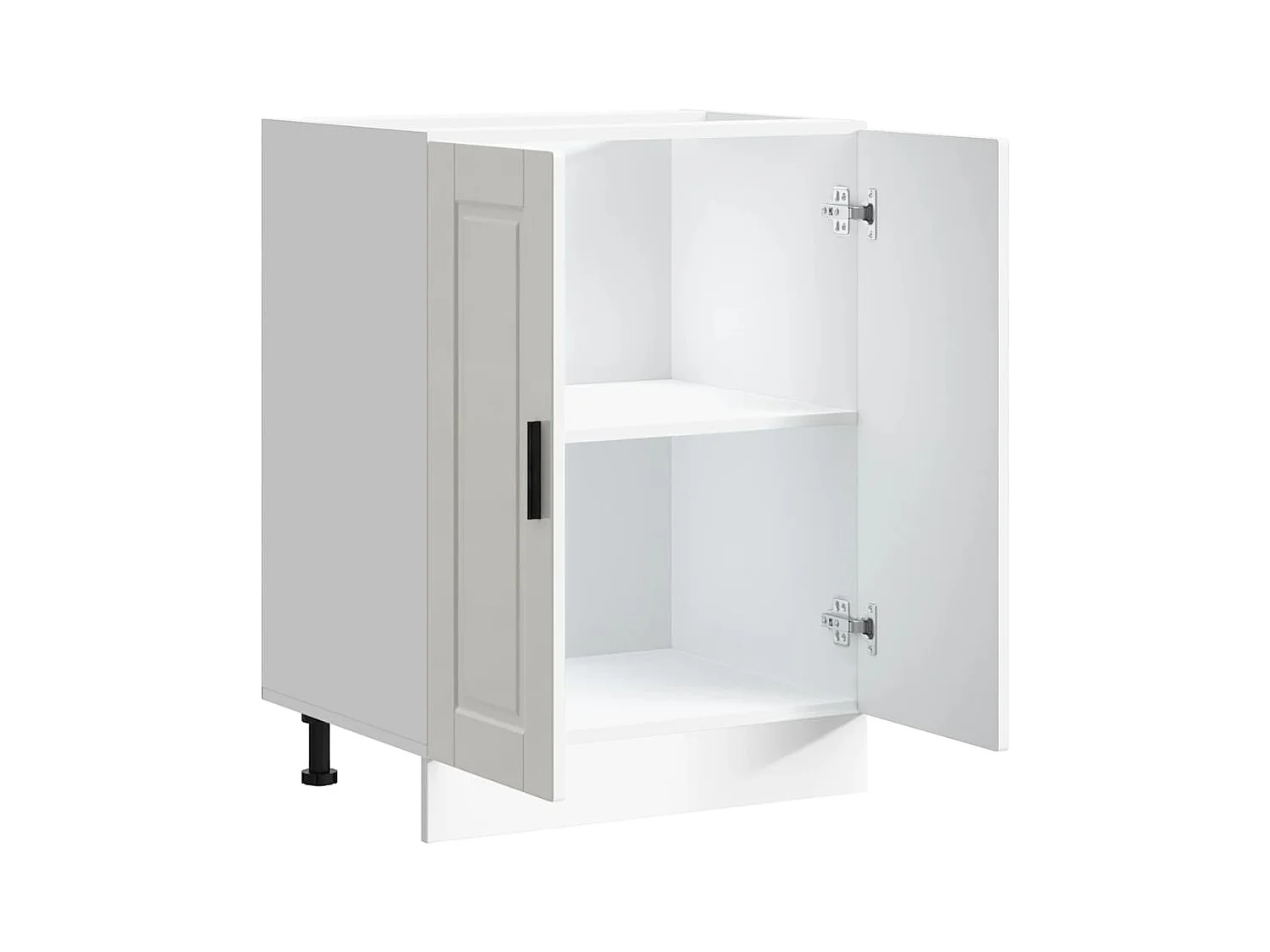 Mobile da cucina in legno ingegnerizzato bianco lucido Porto