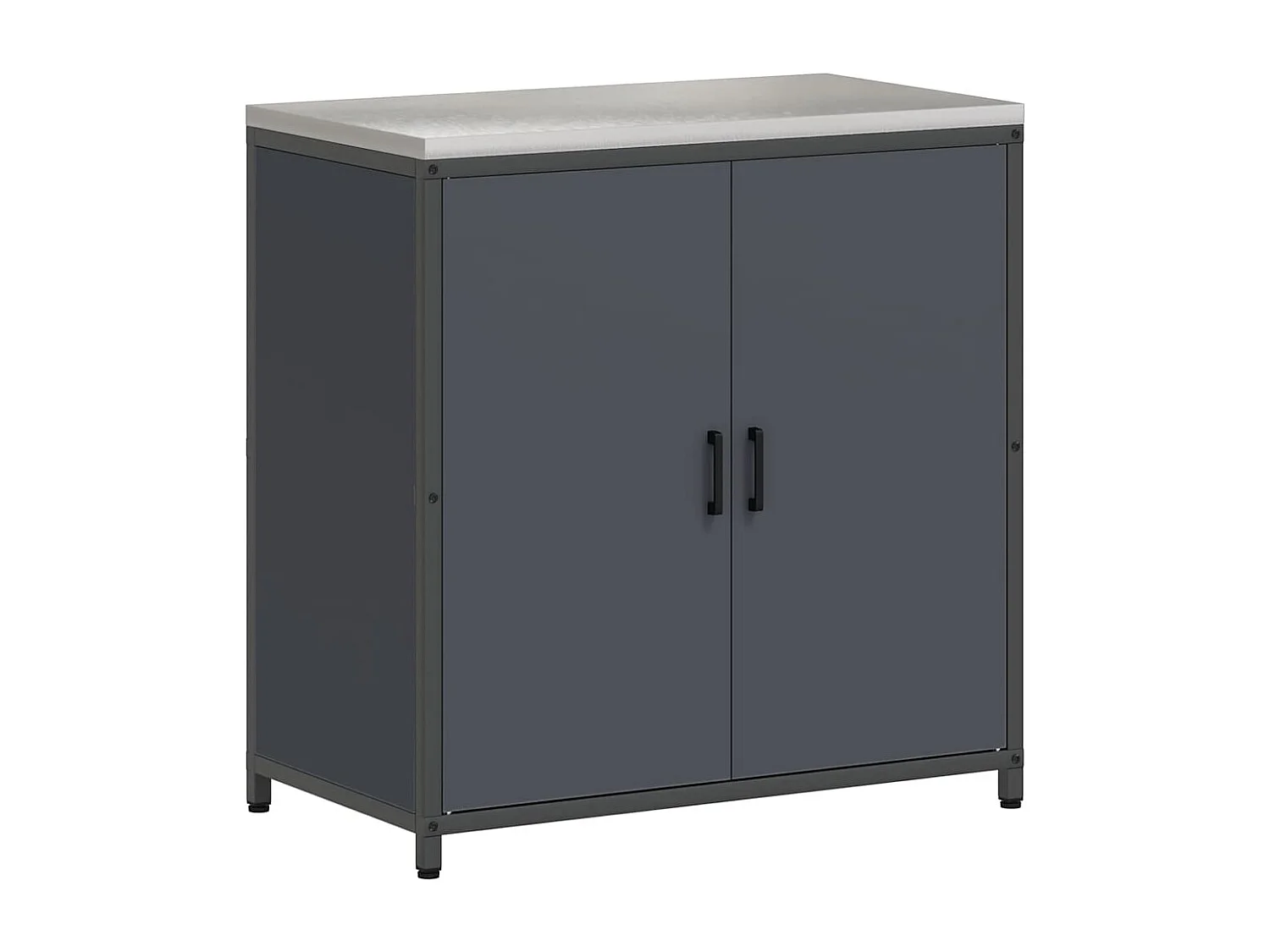 Ensemble de rangement cuisine 2 pcs Anthracite 150 x 50 x 92 cm