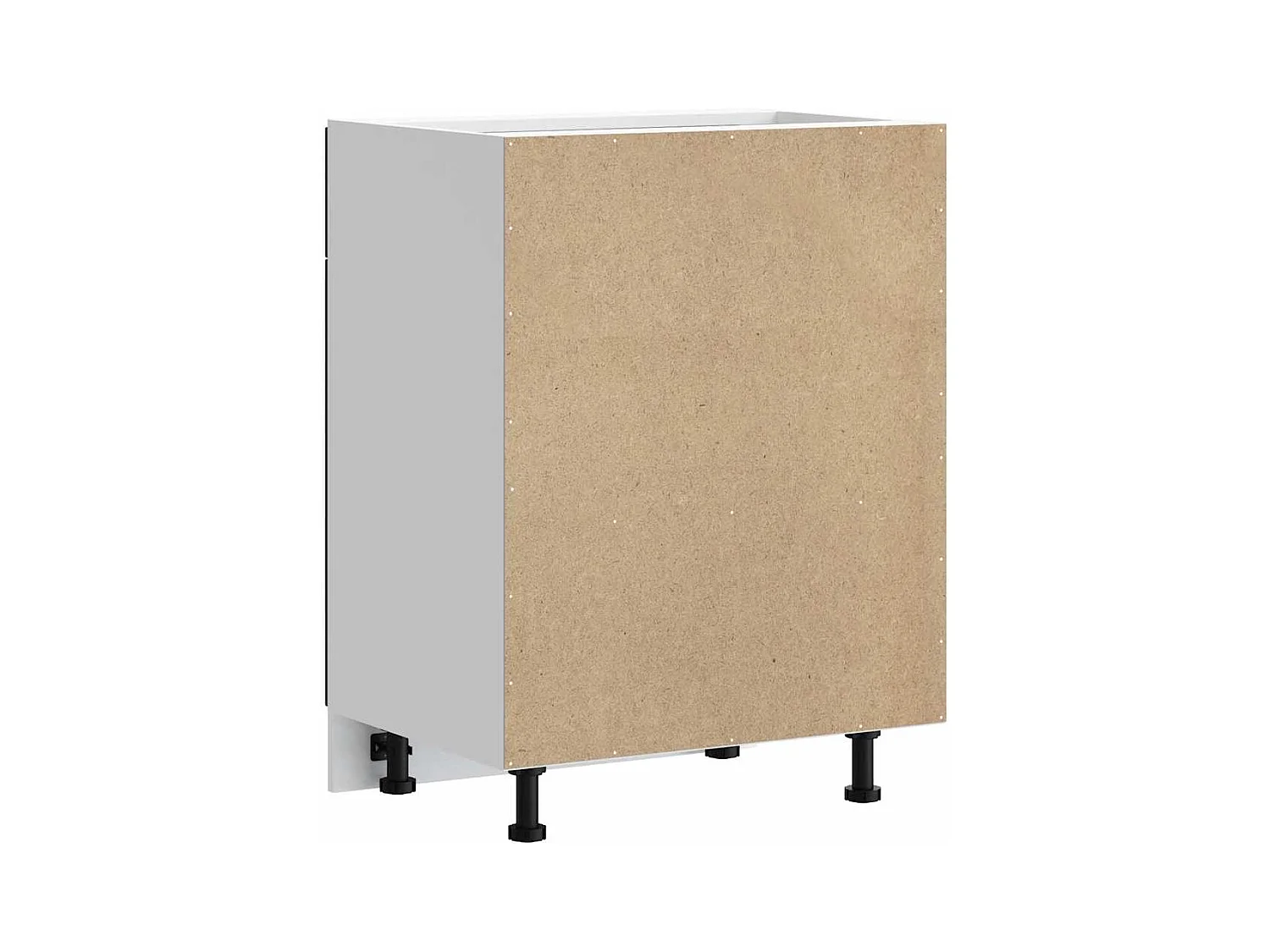 Mobile da cucina in legno ingegnerizzato nero