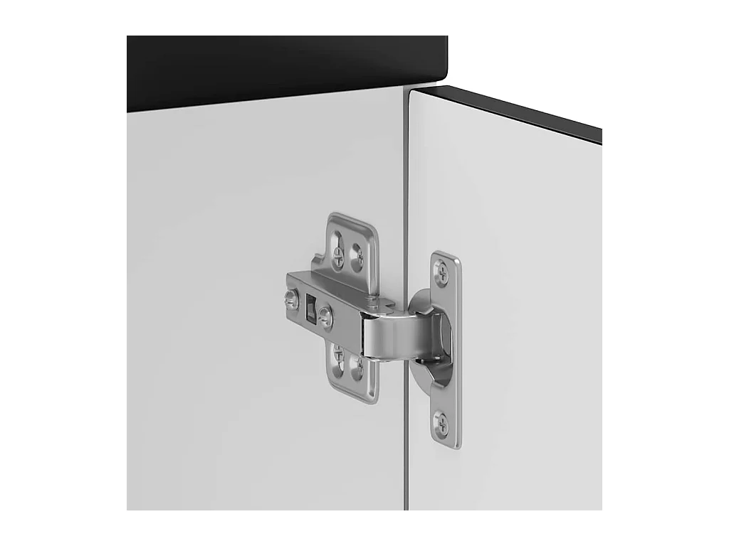 Mobile da cucina in legno ingegnerizzato nero