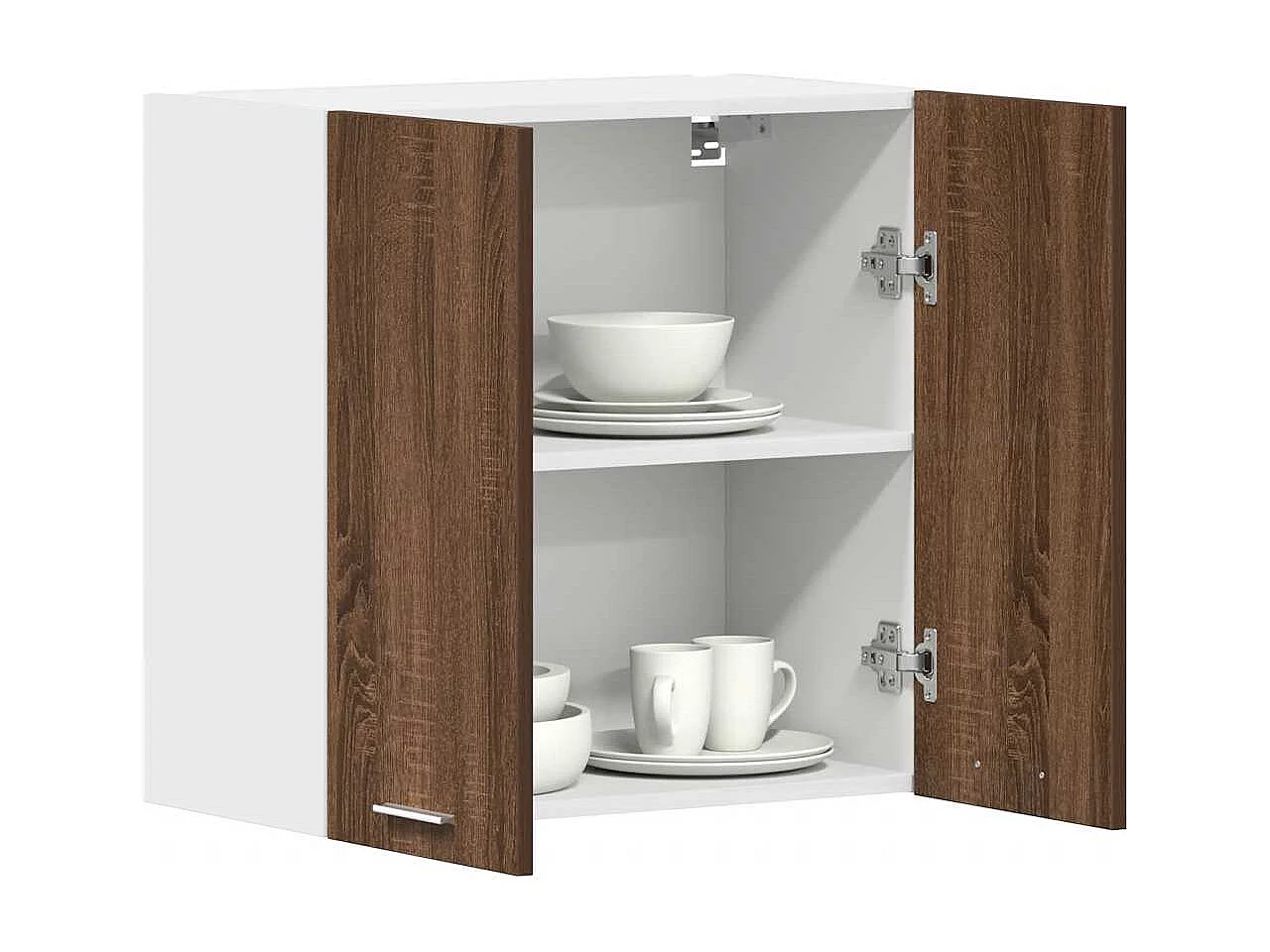 Armario colgante Roble marrón 60x31x60 cm